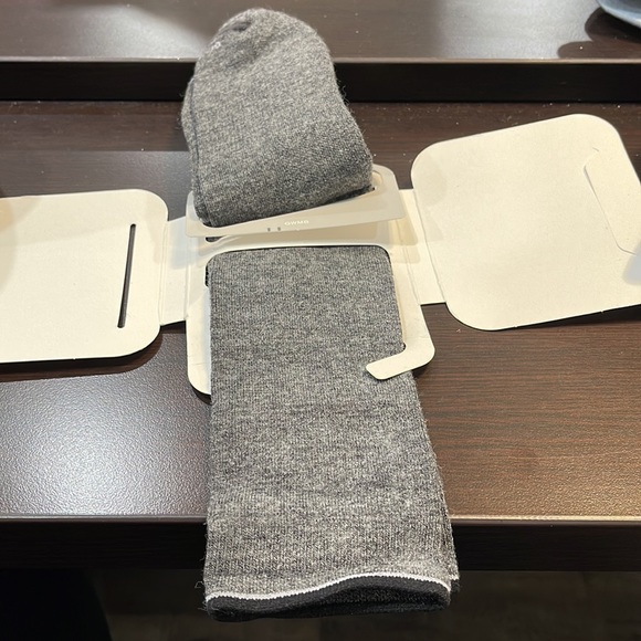 Goodhew Skinny Minnie merino wools socks in charcoal grey - Picture 11 of 12